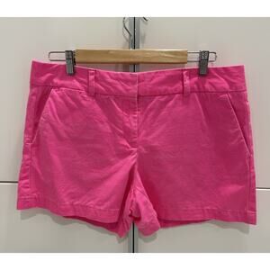 Ann Taylor Loft Womens 4” Dark Pink Shorts Size 8 Cotton Pockets New NWT